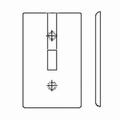 Leviton Receptacle 1 Gang Wallplate 80720-W